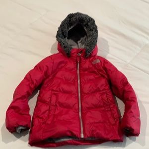 Girls Pink North Face jacket. Size 2T